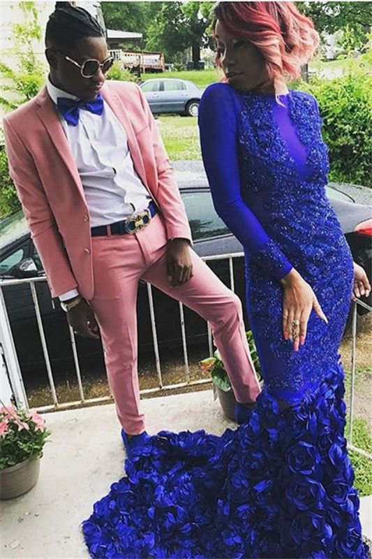 Candy Pink Notched Lapel Men Suit For Prom Online