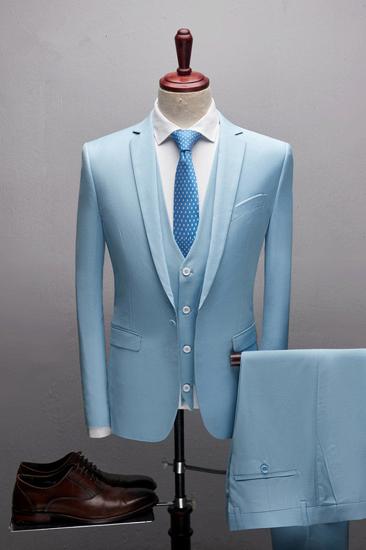 Desmond Fashion Notch Lapel Sky Blue Three Piece Boys Prom Costume_1