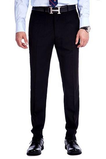 Khaki Lined Men Suit With Notched Lapel |  Two Button Flap Pocket Casual Suit_5