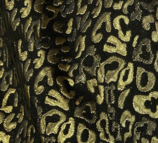 Black Stitching Silver Leopard Jacquard Men Suit | Shawl Lapel Double Breasted Wedding Suit For Formal With Shirt_1