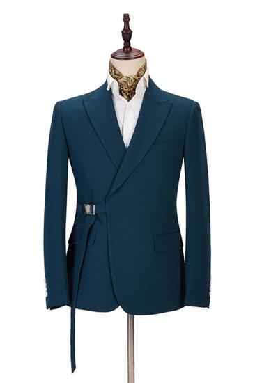 Alan Fashion Point Lapel Slim Fit Business Men Suit