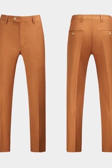 Classic Burnt Orange Men Suit Three Piece | Suits For Sale At_4