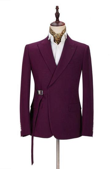 Zane Fashion Point Lapel Two Piece Men Suit
