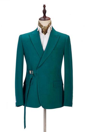 Troy Fashion Point Lapel Prom Costume Men Suit