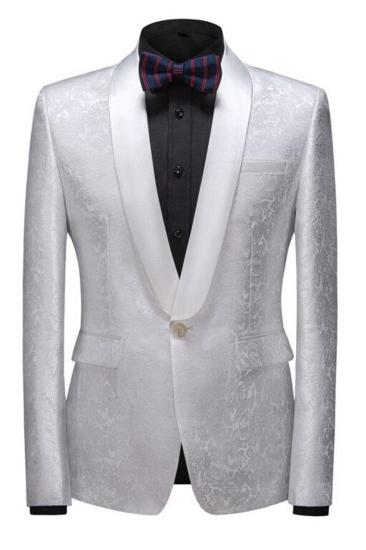Jack Custom Slim Shawl Lapel One Button Wedding Tuxedo_4