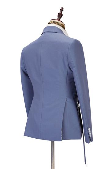 Preston Ocean Blue Pointed Lapel Slim Fit Men Fit Prom_2